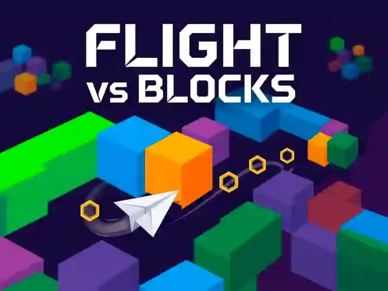 Leikur Flight vs Blocks á netinu