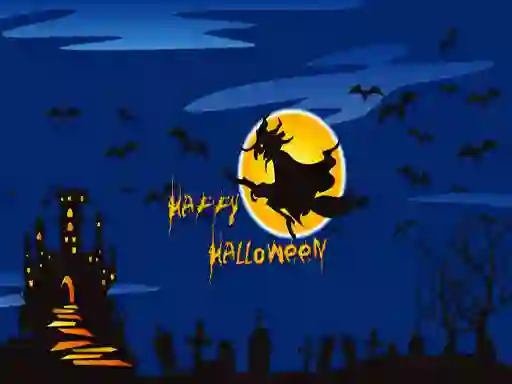 Leikur Halloween Spot Difference á netinu