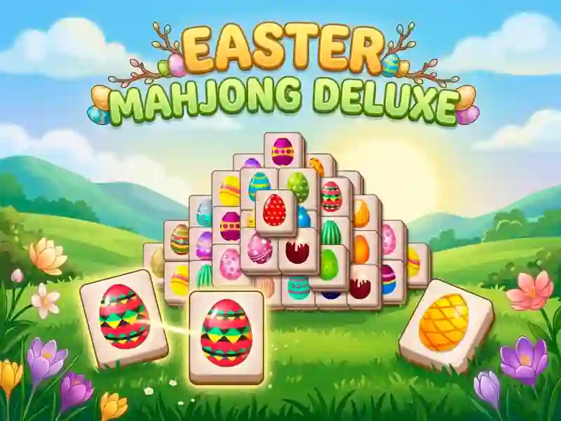 Leikur Easter mahjong deluxe á netinu