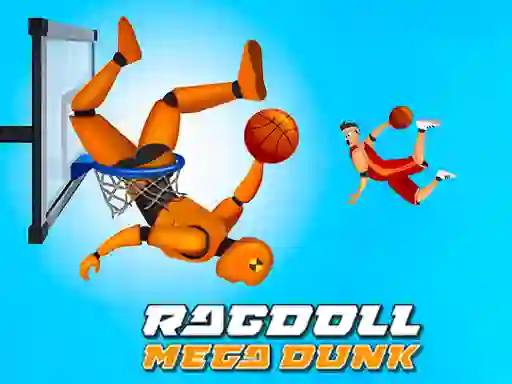 Leikur Ragdoll Mega Dunk á netinu