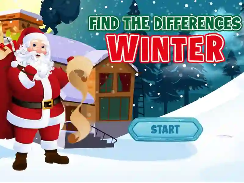 Leikur Find The Differences Winter á netinu