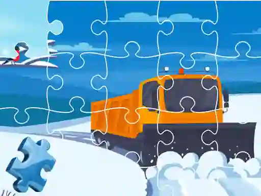 Leikur Winter Trucks Jigsaw á netinu