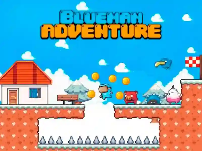 Leikur Blueman Adventure á netinu
