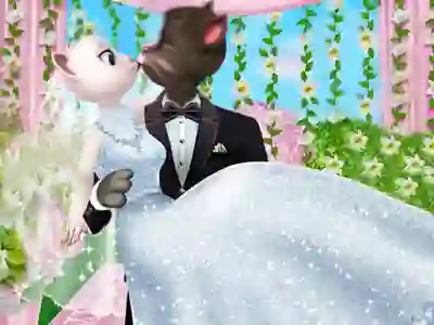 Leikur Angela and Tom Dream Wedding! á netinu