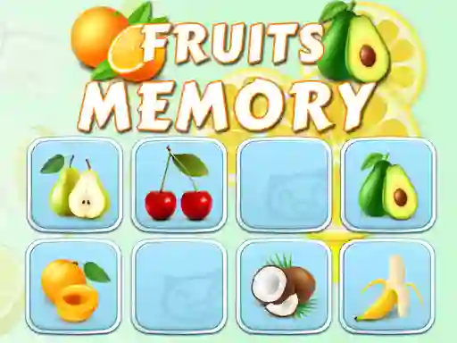 Leikur Fruits Memory á netinu
