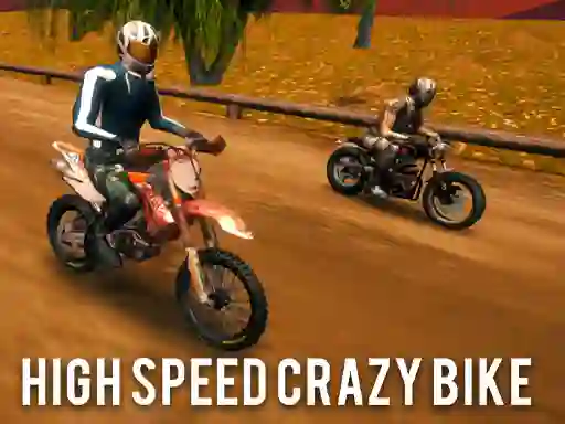 Leikur High Speed Crazy Bike á netinu