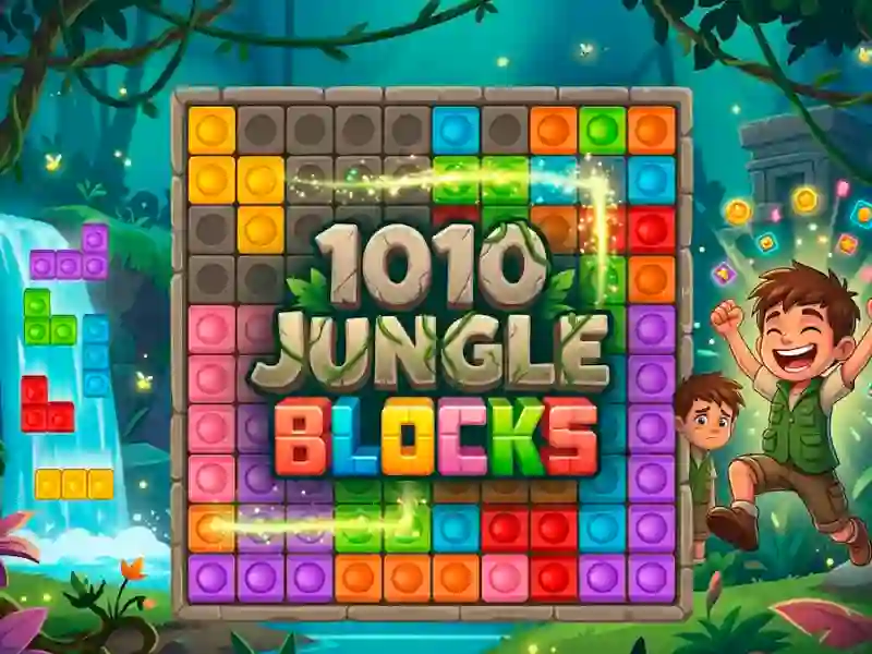 Leikur 1010 Jungle Blocks á netinu
