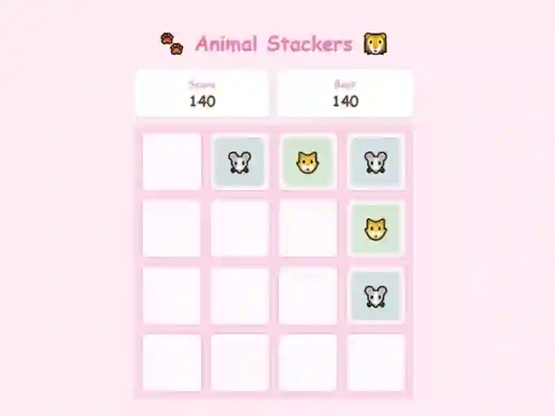 Leikur Animal Stackers á netinu