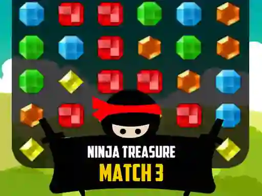 Leikur Ninja Treasure Match 3 á netinu
