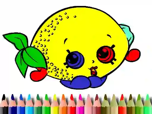 Leikur Back To School: Fruits Coloring Book á netinu