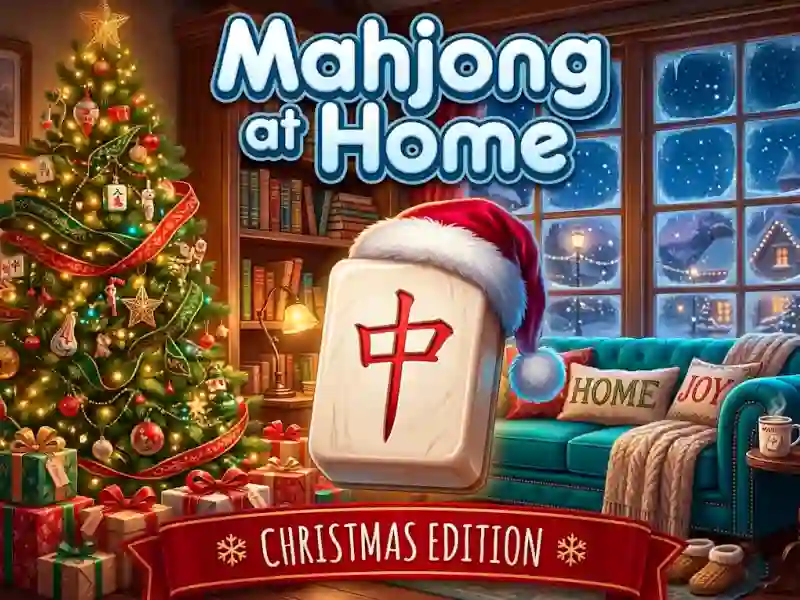 Leikur Mahjong At Home Xmas Edition á netinu