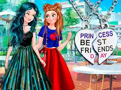 Leikur Princess Best Friends Day á netinu