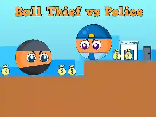 Leikur Ball Thief vs Police á netinu