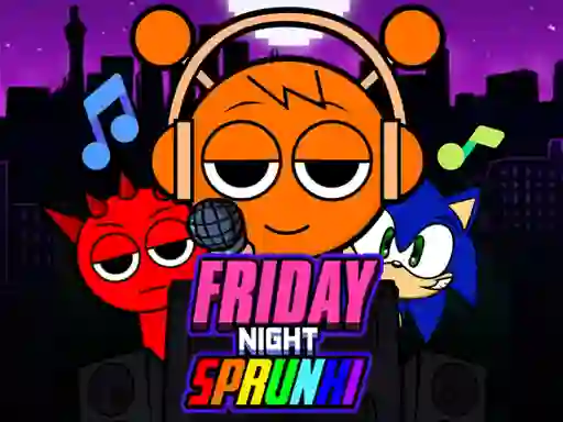 Leikur Friday Night Sprunki á netinu