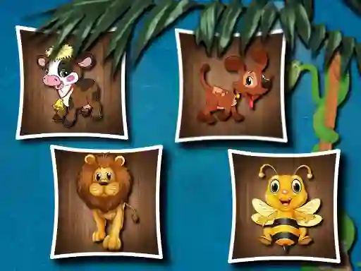Leikur Cute Animal Shapes á netinu