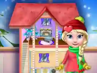 Leikur Princess Doll Christmas Decoration á netinu