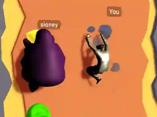 Leikur Skibidi vs Grimace Climber Race á netinu