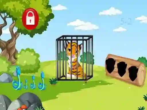 Leikur Rescue the Tiger Cub á netinu