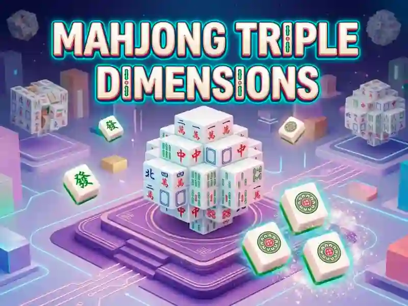 Leikur Mahjong Triple Dimensions á netinu