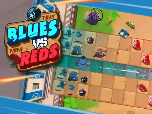Leikur Tiny Blues Vs Mini Reds á netinu