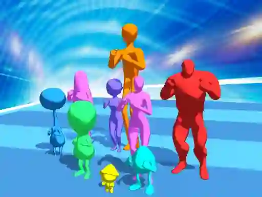 Leikur Stickman Crowd Fight á netinu
