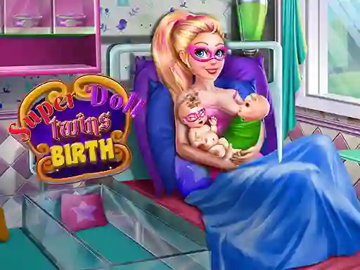 Leikur Super Doll Twins Birth á netinu