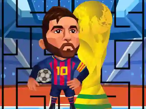 Leikur Messi in a maze á netinu