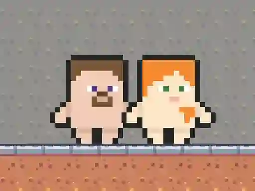 Leikur Pixi Steve Alex Herobrine á netinu