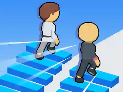 Leikur Stair Run Online 2 á netinu