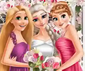 Leikur Eliza and princesses wedding á netinu