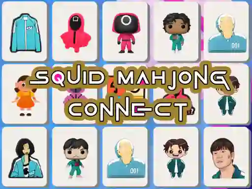 Leikur Squid Mahjong Connect á netinu