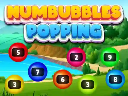 Leikur Numbubbles Popping á netinu