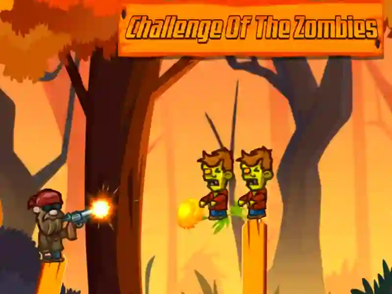 Leikur Challenge the zombies á netinu
