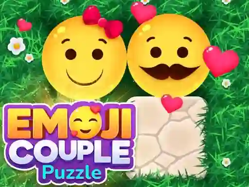 Leikur Emoji Couple Puzzle á netinu