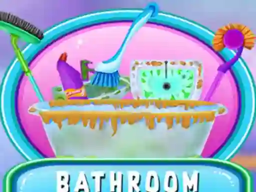 Leikur Bathroom Clean Up á netinu
