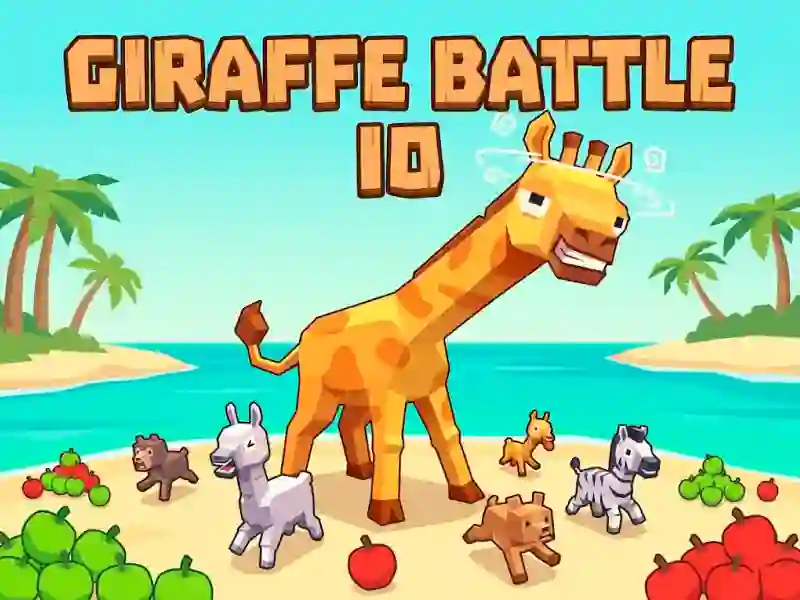 Leikur Giraffe Battle Io á netinu
