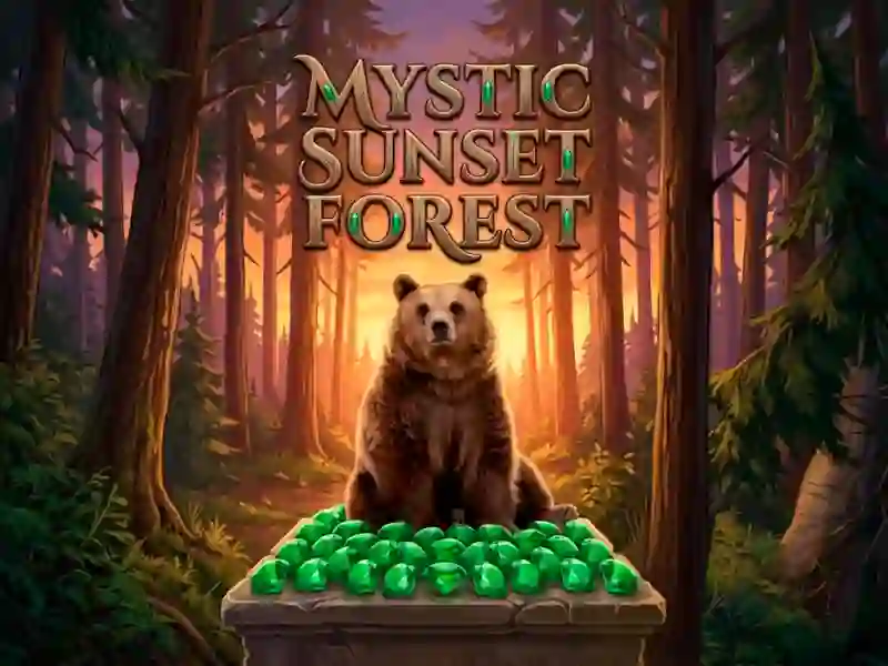 Leikur Mystic sunset forest á netinu