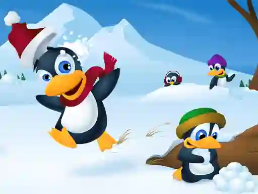Leikur Cute Penguin Slide á netinu