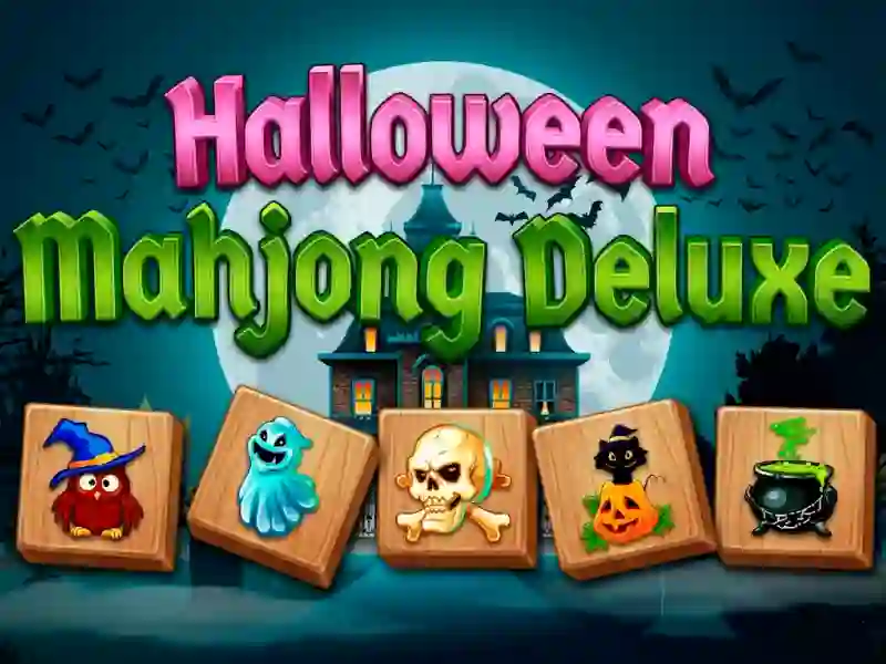 Leikur Halloween Mahjong Deluxe á netinu