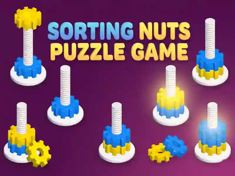 Leikur Sorting Nuts Puzzle Game á netinu