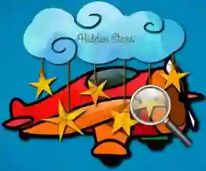 Leikur Airplains Hidden Stars á netinu