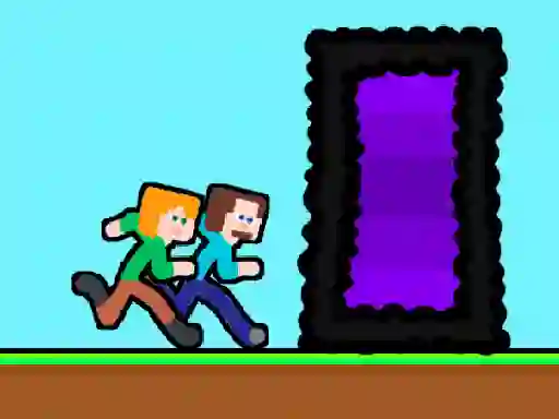 Leikur Steveman and Alexwoman: Easter Egg á netinu
