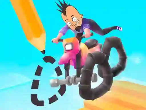 Leikur Scribble racing á netinu