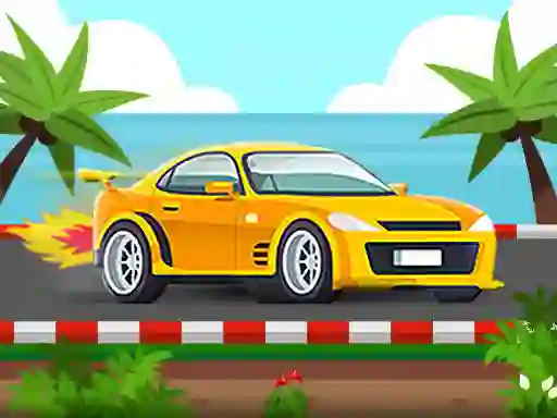 Leikur 2D Car Racing á netinu