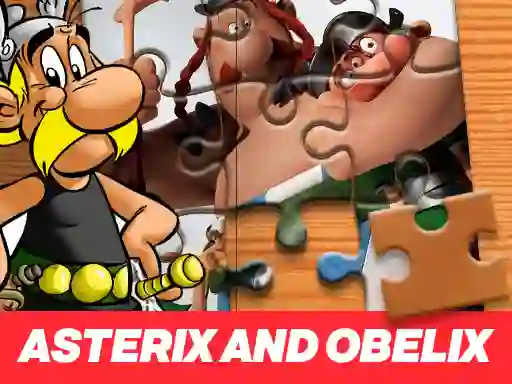 Leikur Asterix and Obelix Jigsaw Puzzle á netinu