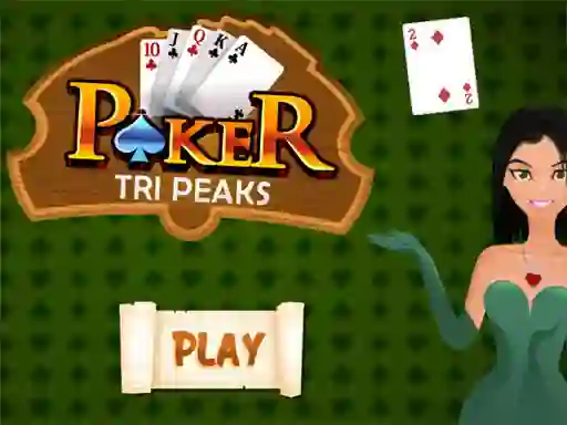 Leikur Poker Tri Peaks á netinu