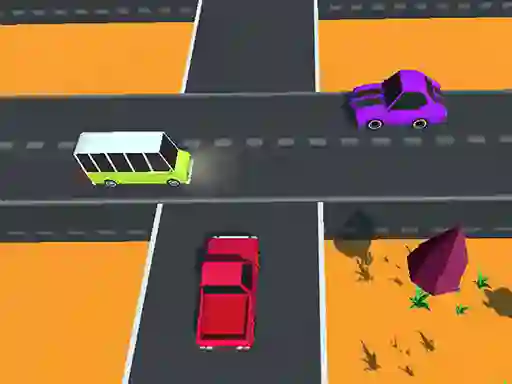 Leikur Highway Cross Crazzy Traffic á netinu