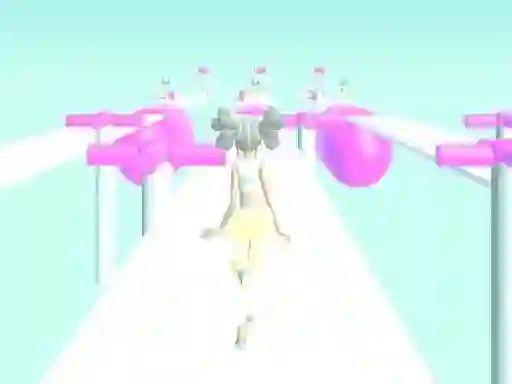 Leikur Girly Race Runner á netinu