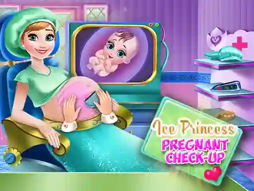 Leikur Ice Princess Pregnant Check Up á netinu