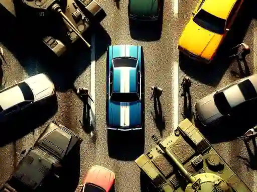 Leikur GTA Car Rush á netinu